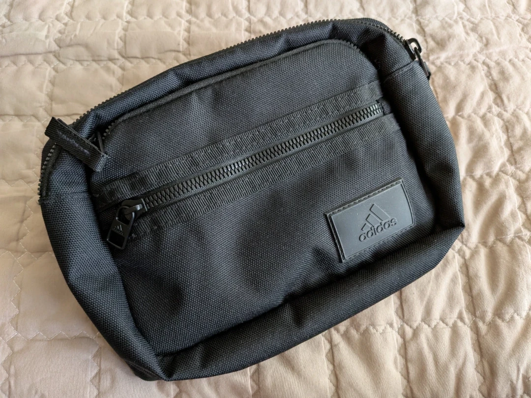 Adidas black crossbody bag
