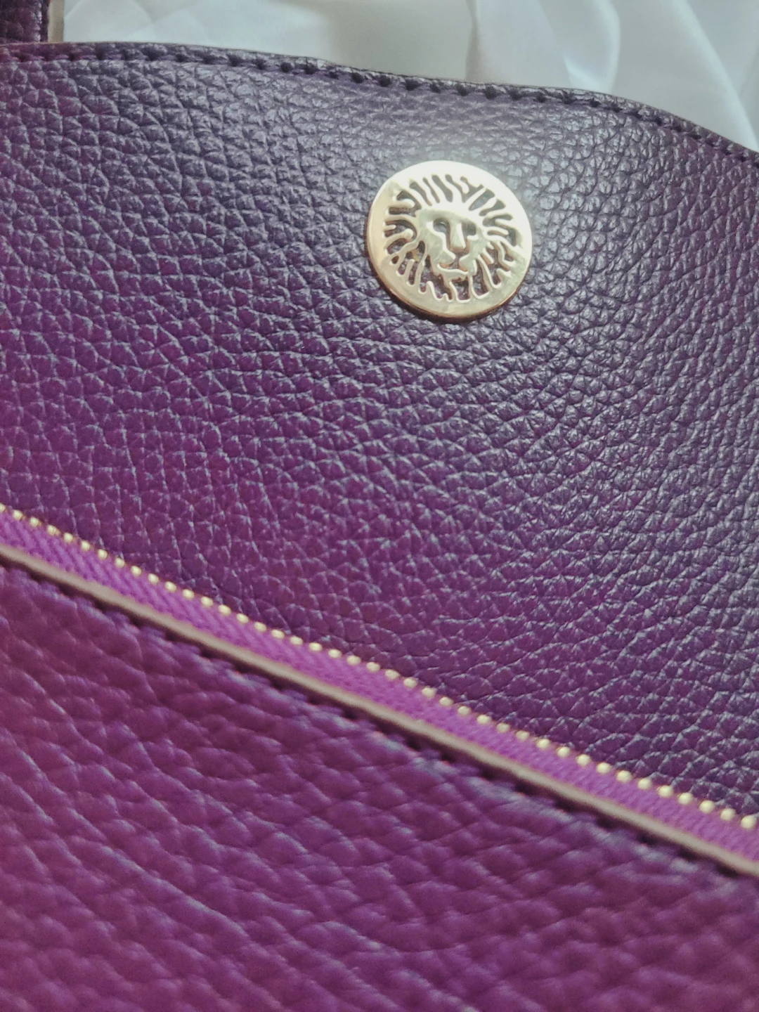 Anne Klein Tote Bag with Pouch - Purple - photo 2