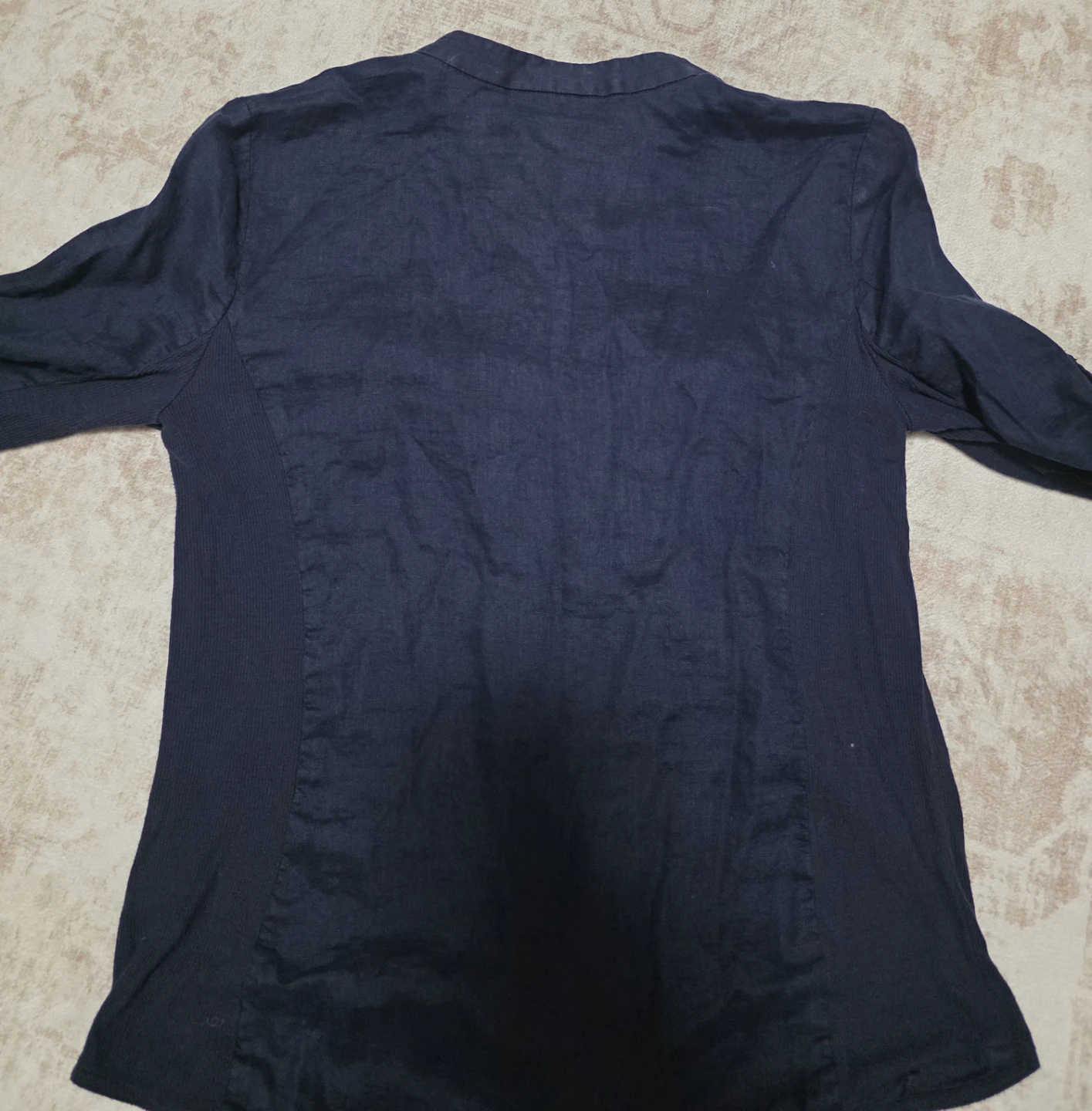 INC International Concepts Navy Blue Button-Up Shirt - photo 2