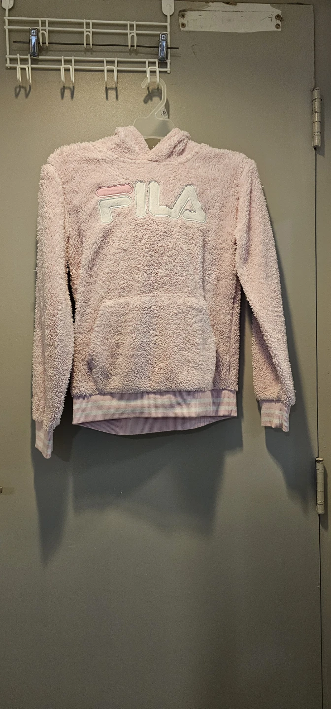 Pink Fila Sherpa Hoodie - L/G (10/12) - photo 4