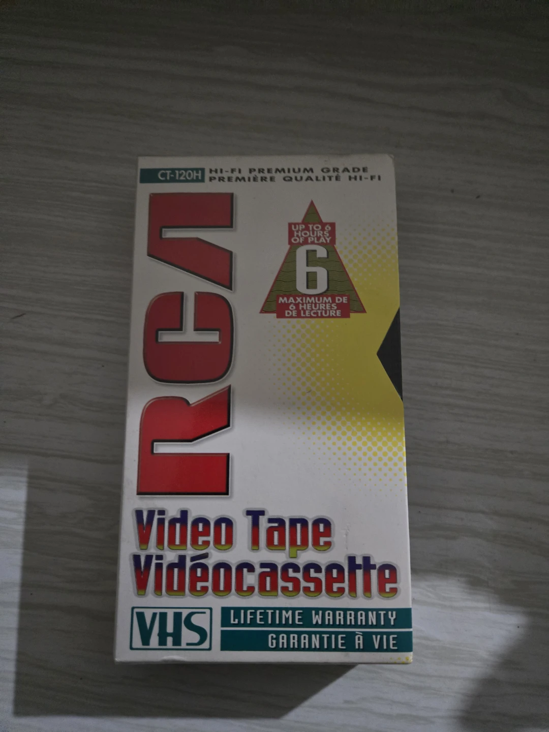 Brand New Sealed  Hi-Fi Premium Grade VHS Video Tape