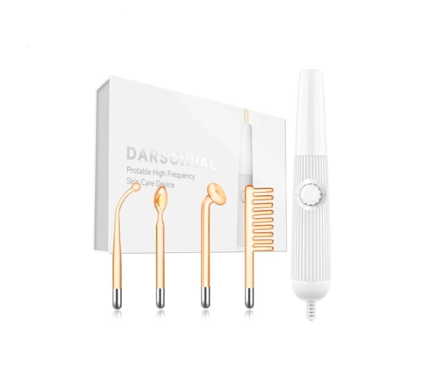 High Frequency Facial Wand Micro Care Skin Care, Rose Gold