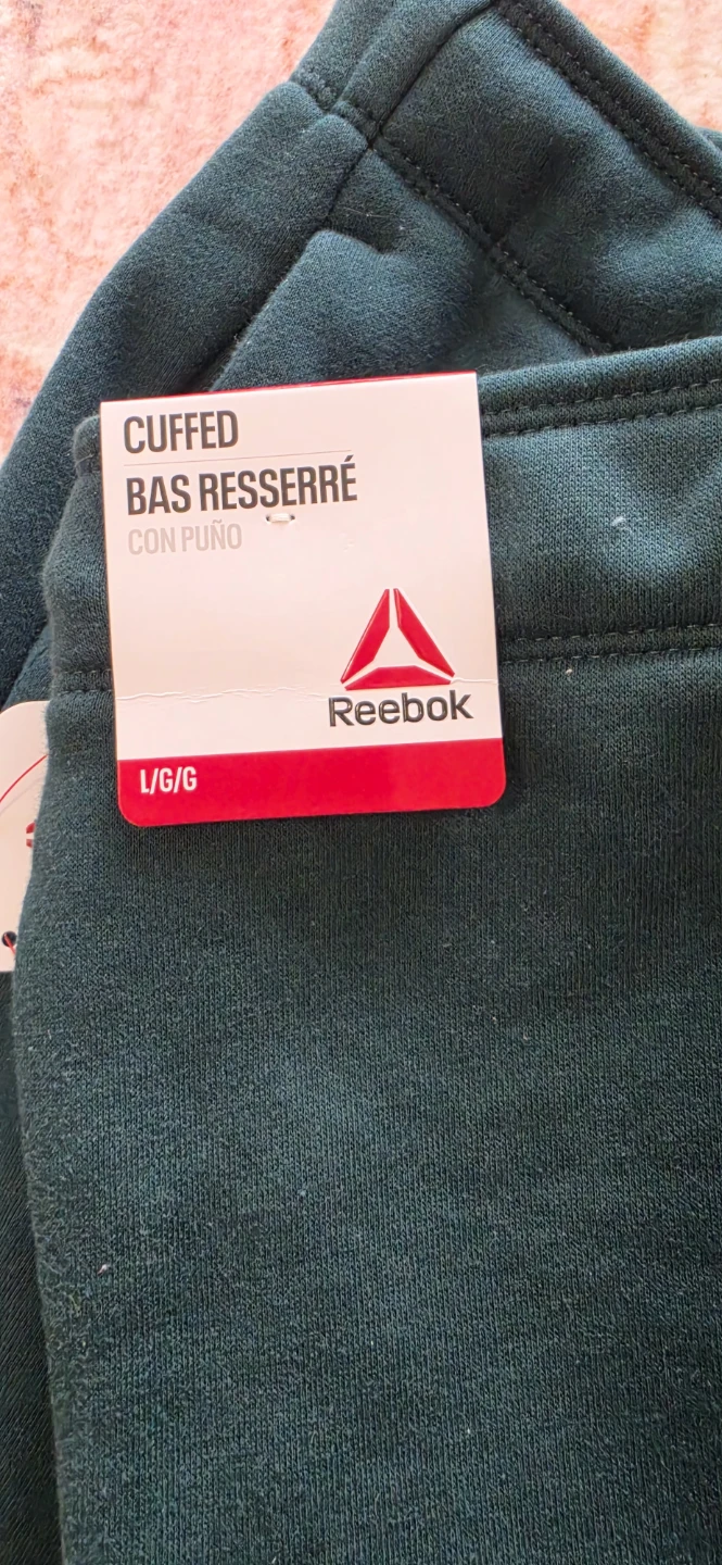 Reebok women's Joggers Pants - Green - Size L - photo 3