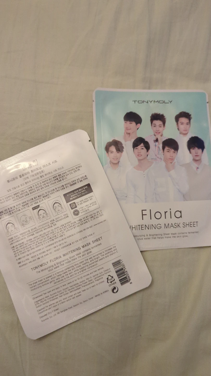 TONYMOLY Floria Whitening Mask Sheet - Past Expiry