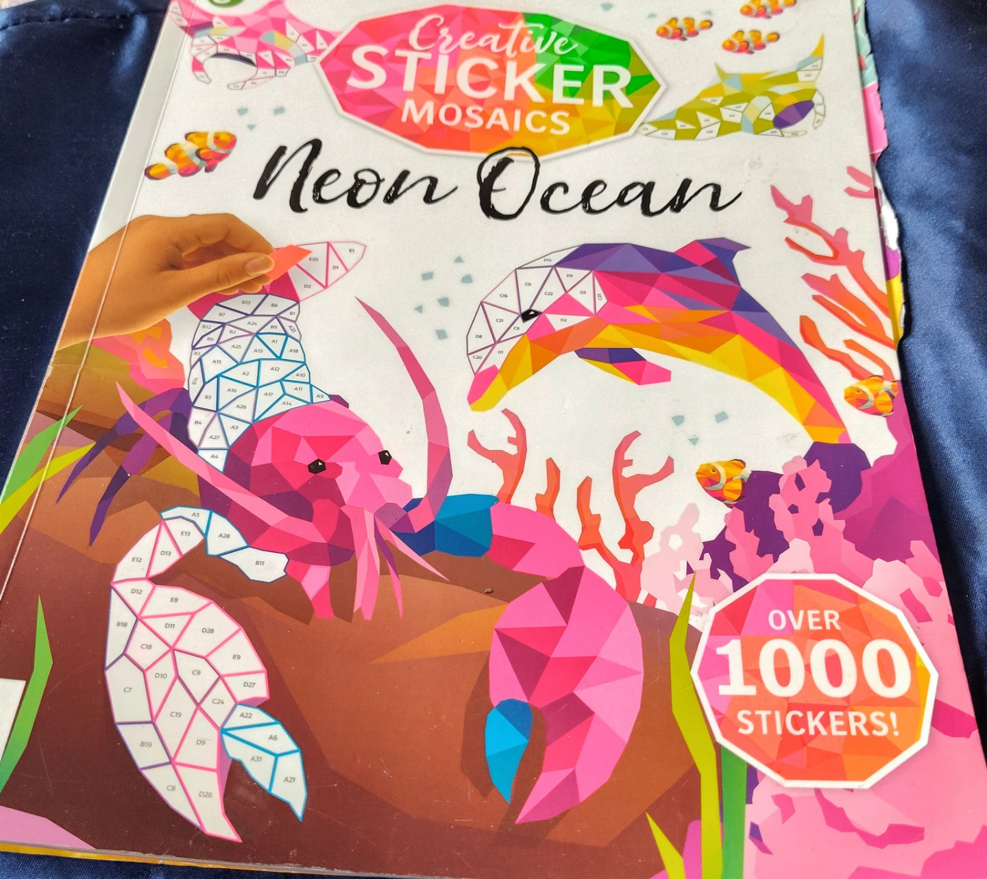 Creative Sticker Mosaics Neon Ocean 🌱