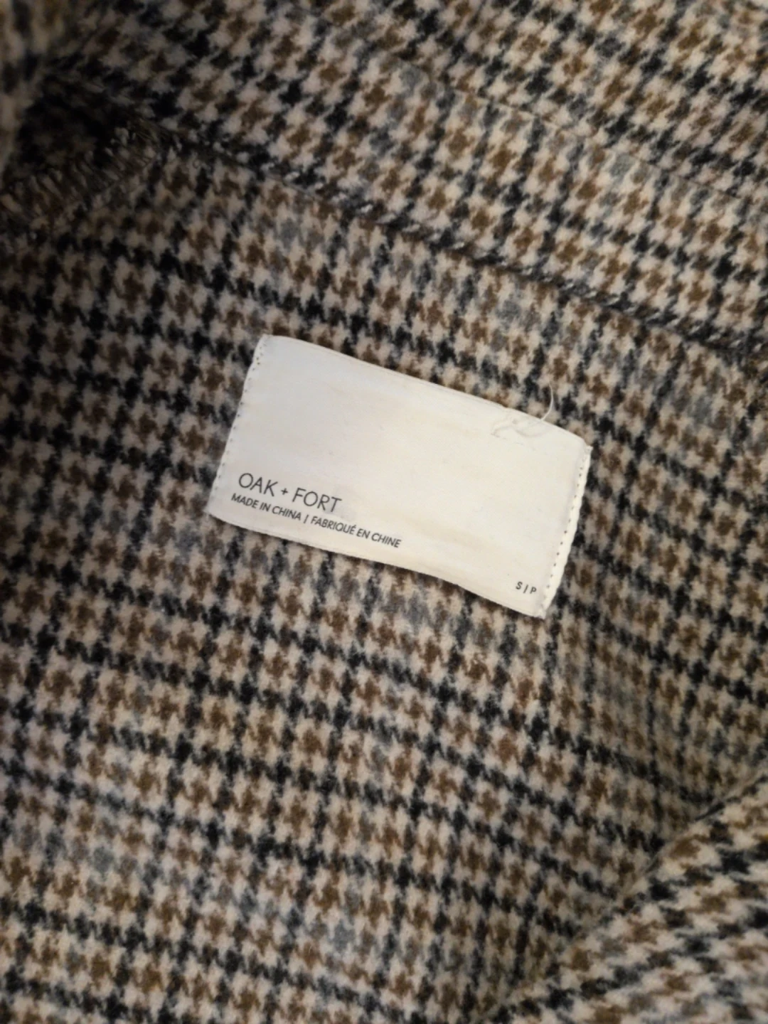 Oak + Fort plaid jacket - photo 2