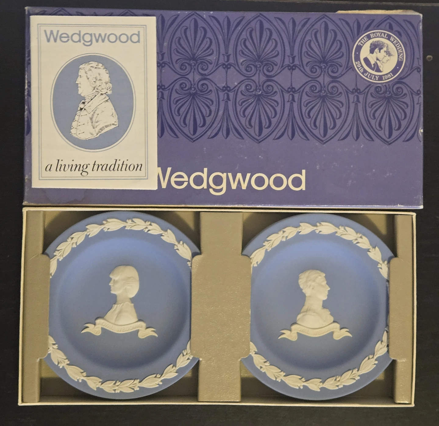 Vintage Wedgwood Royal Wedding Commemorative Boxed Set