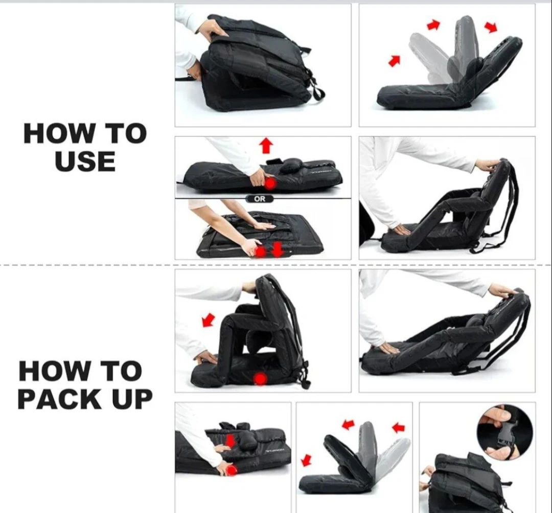 Stadium Seat with Backpack Straps - photo 3
