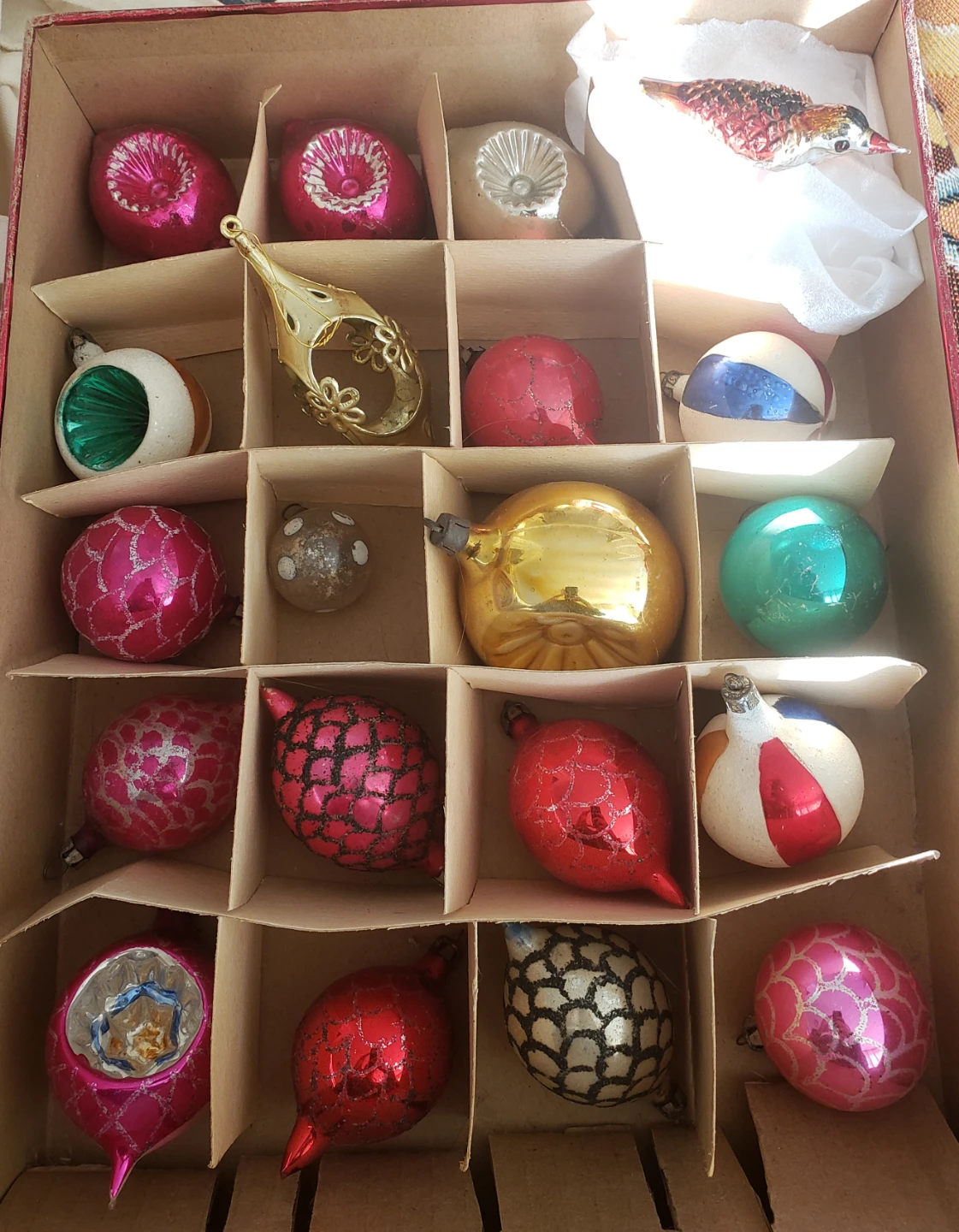 Vintage Christmas Ornament Set