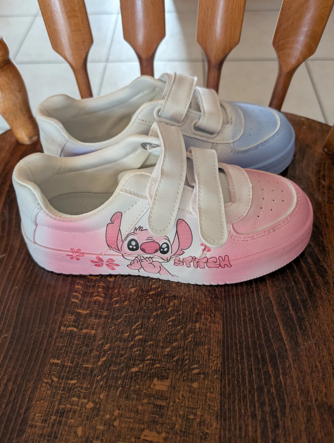 Kids Stitch Velcro Sneakers Size 220 (1.5) - photo 3