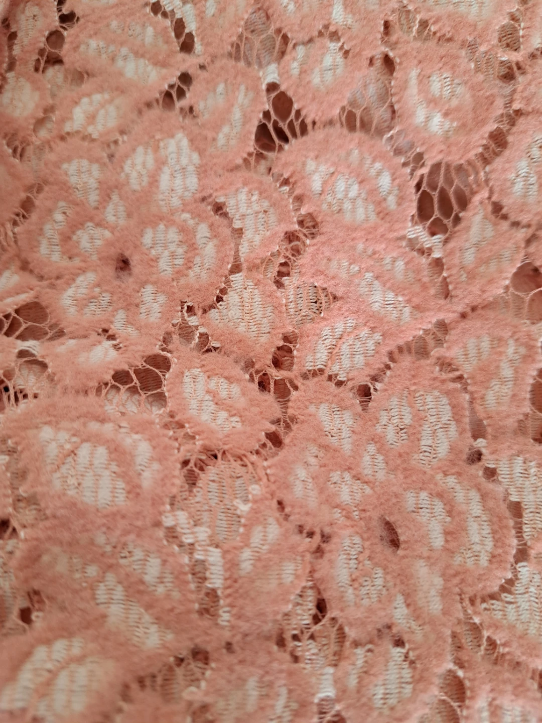 4.20M L X 1.50M A.Encaje rosa melocotón no elástica. - photo 5