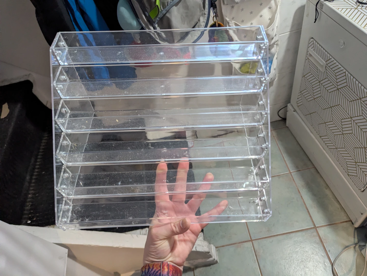 Clear Acrylic Display Stand - priced low for quick sale