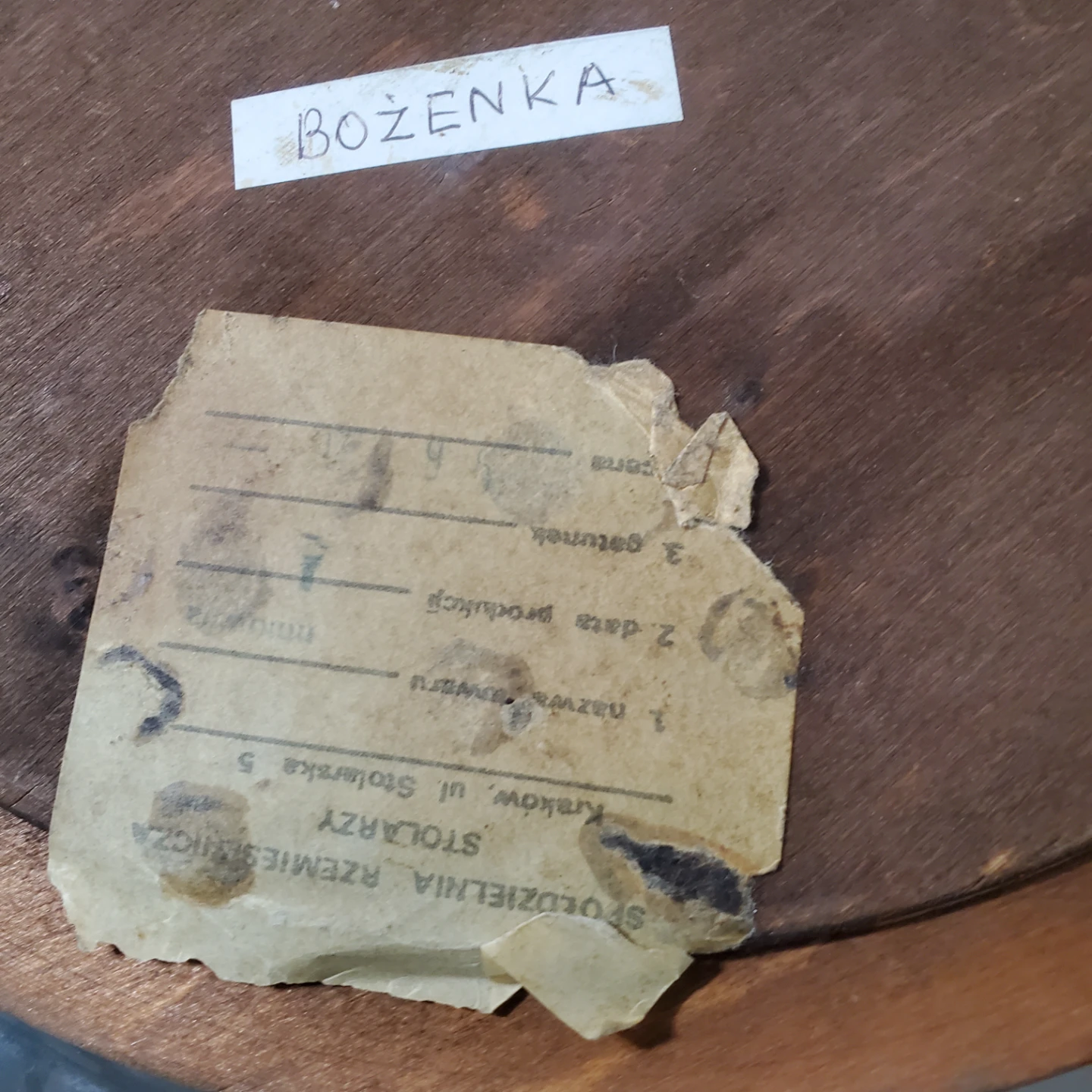 Bożenka Wooden Decorative Plate Set - photo 5