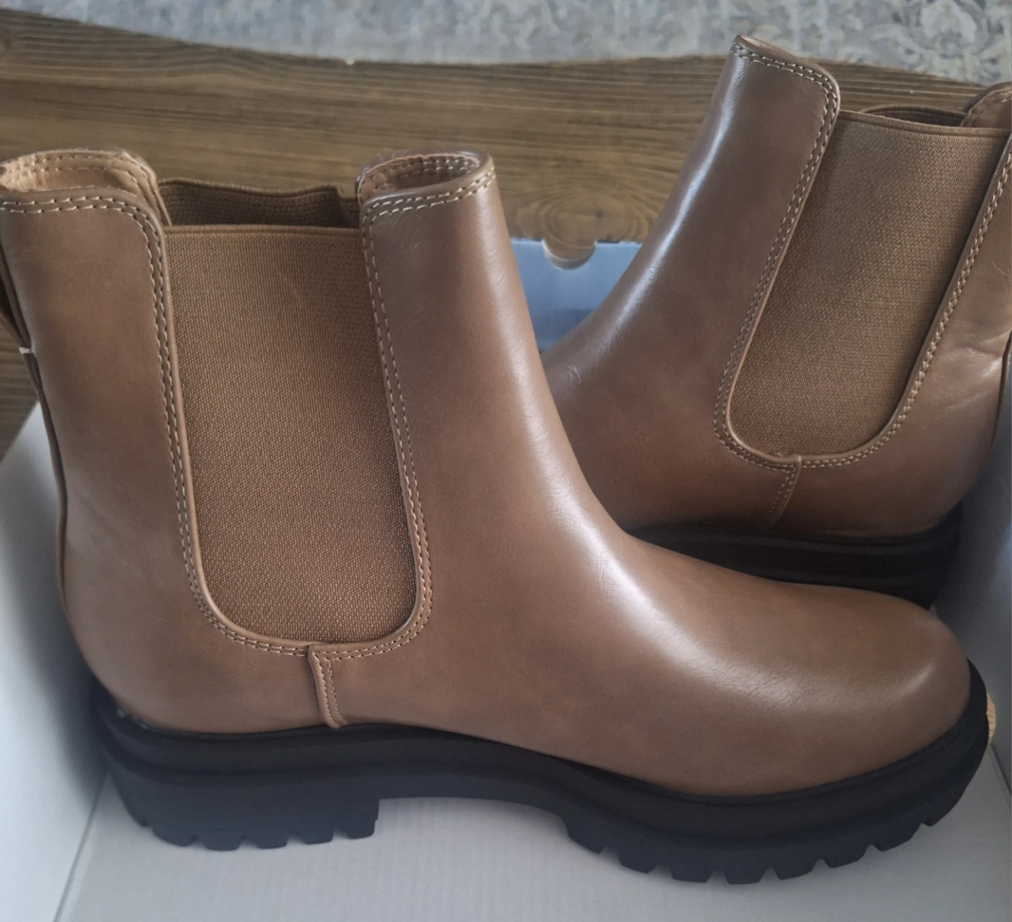 Women's Chelsea Boots - Tan - photo 2