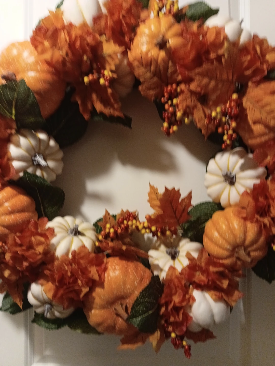 Fall Harvest Pumpkin Wreath