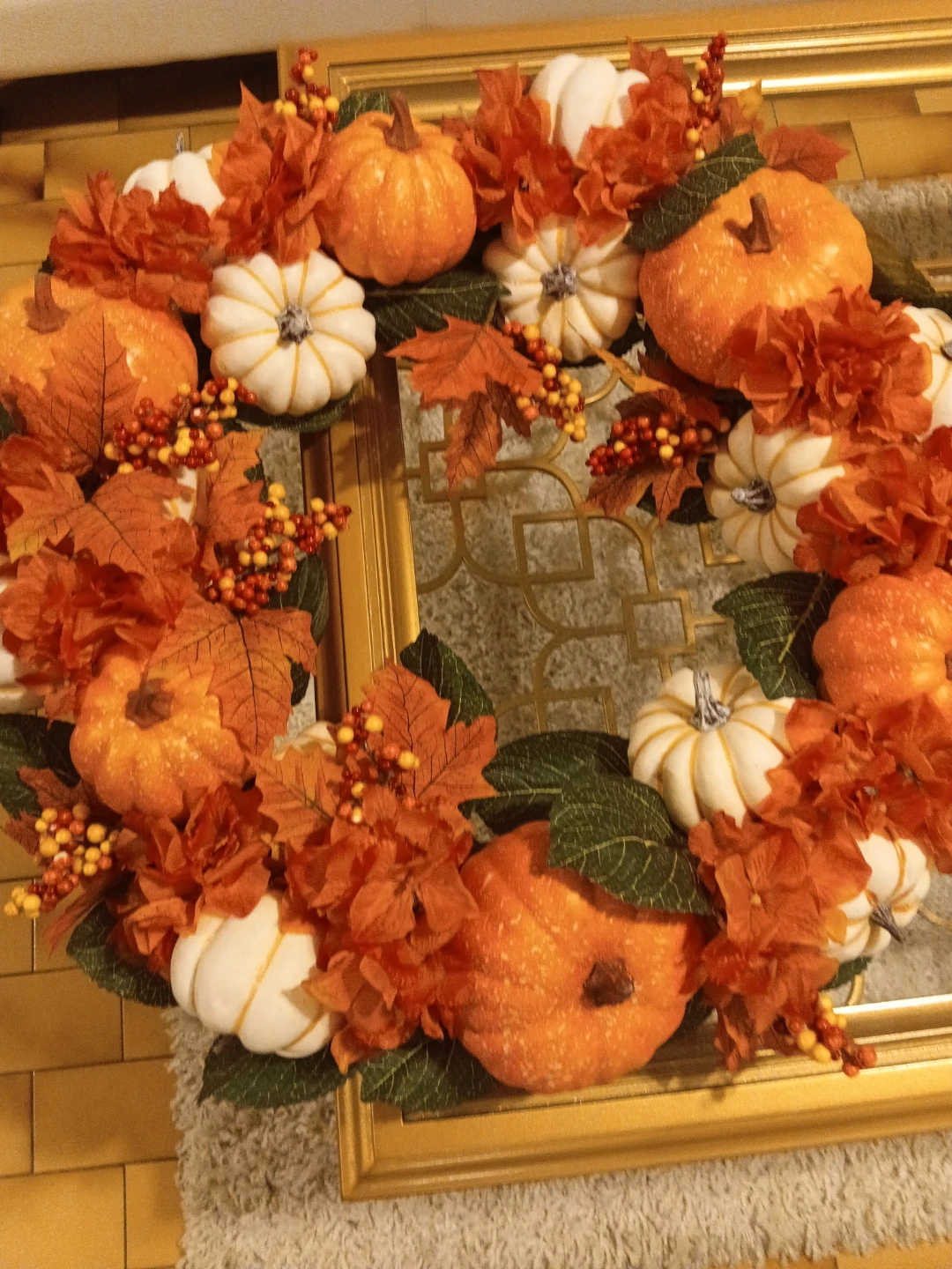 Fall Harvest Pumpkin Wreath - photo 5