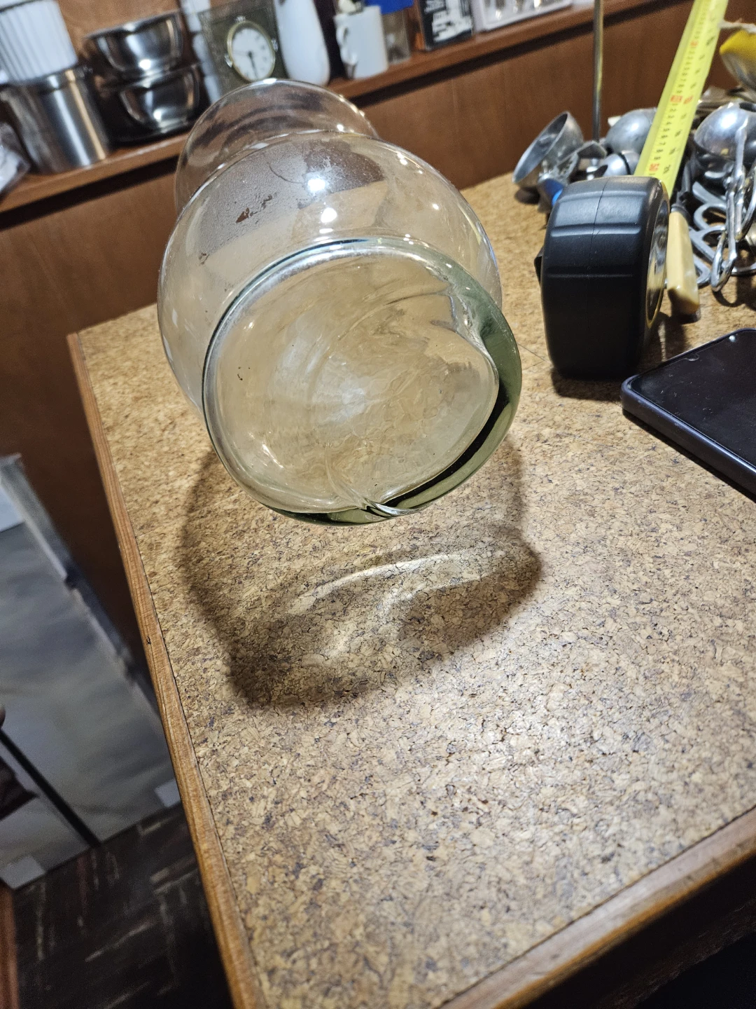 Large Clear Glass Vase - photo 3