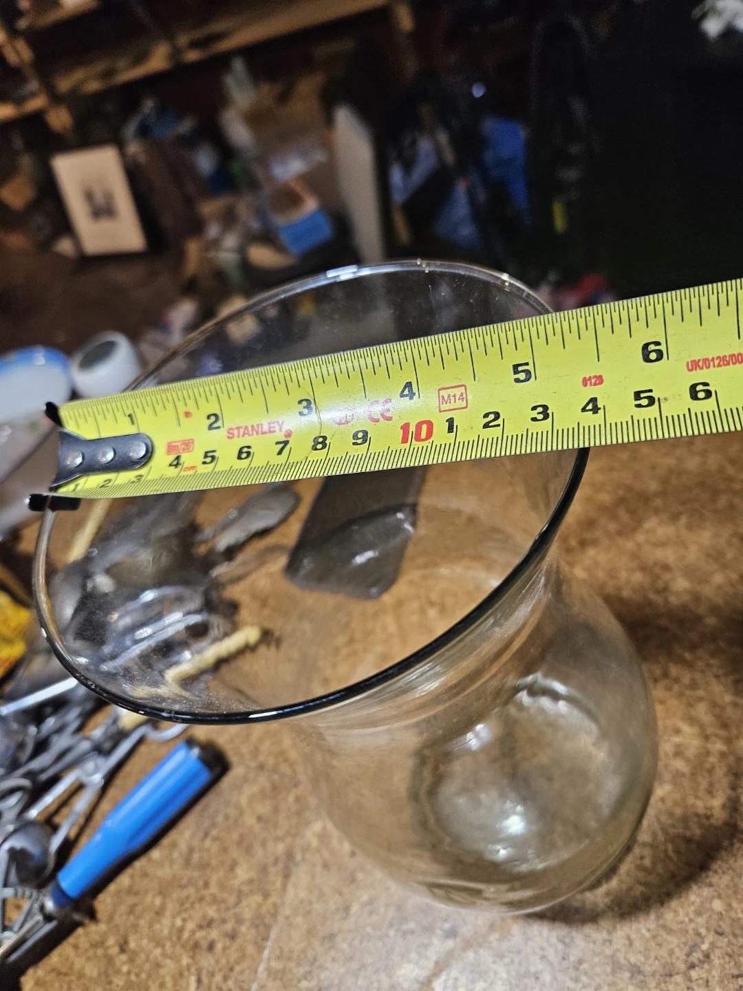 Large Clear Glass Vase - photo 5