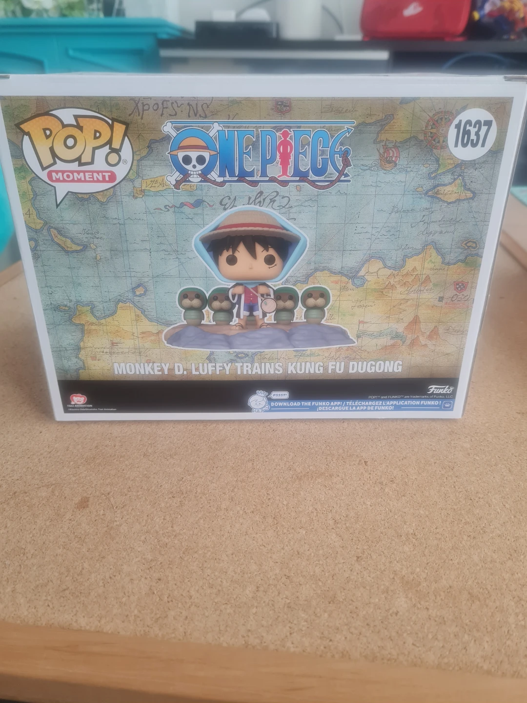 Funko Pop Monkey D. Luffy Trains Kung Fu Dugong 1637 - photo 2