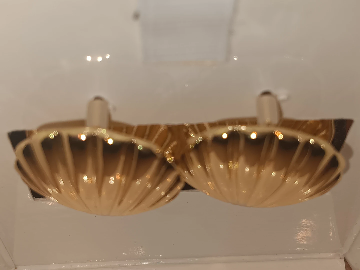 Piper-K Gold Tone Shell Earrings - photo 2