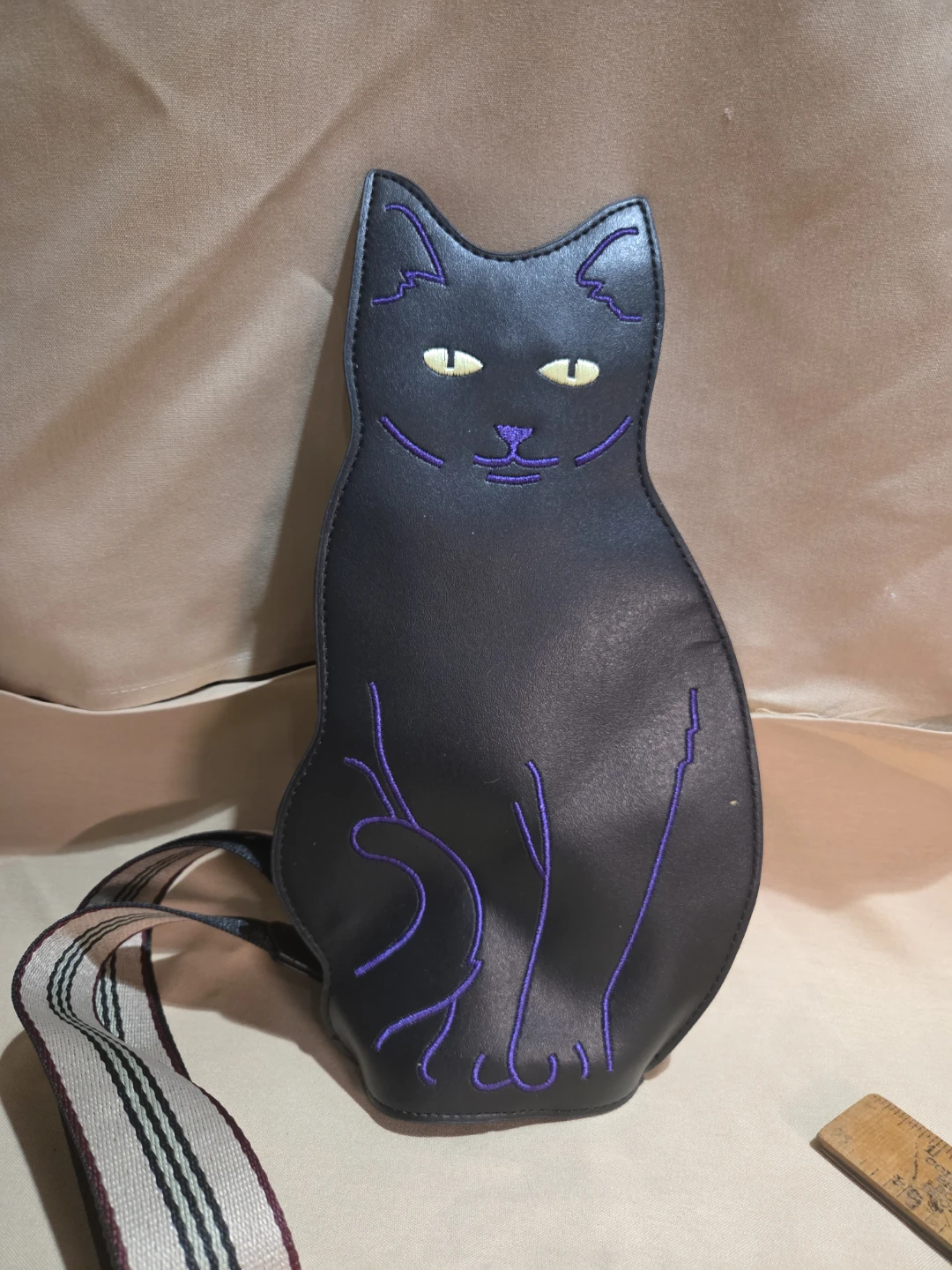 Black Cat Shaped Purse