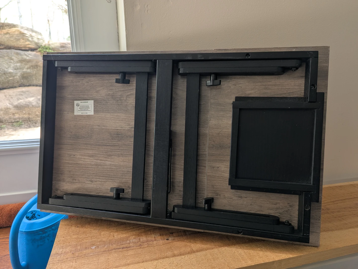 Adjustable Laptop Bed Tray with Drawer - photo 2