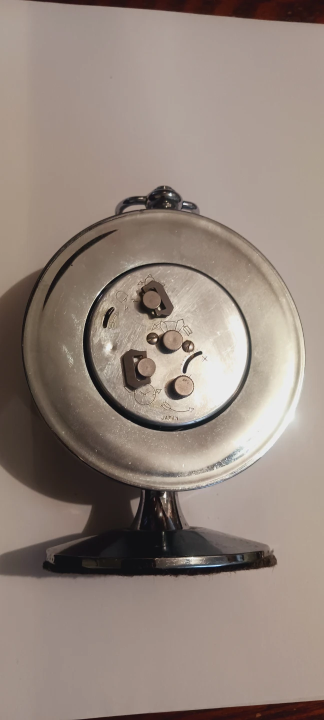 BULOVA Vintage Mechanical Alarm Desk Clock.AS IS. - photo 4