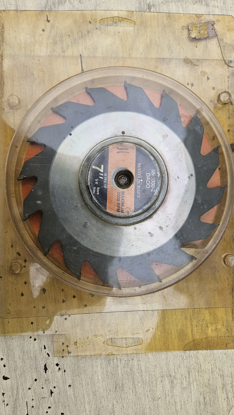 Mastercraft 7" Dado Blade Set