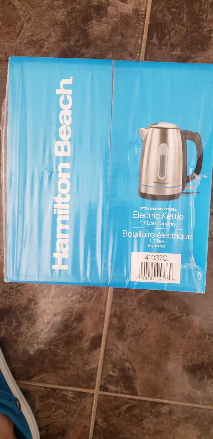 NEW Hamilton Beach Stainless Steel Electric Kettle 1.7 Litre - photo 2