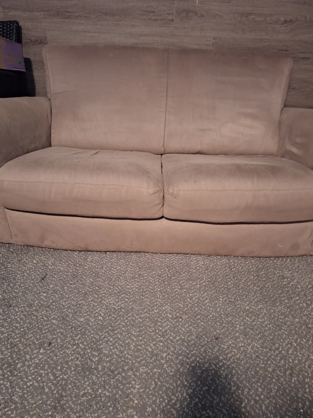 Beige Loveseat Sofa free - photo 2