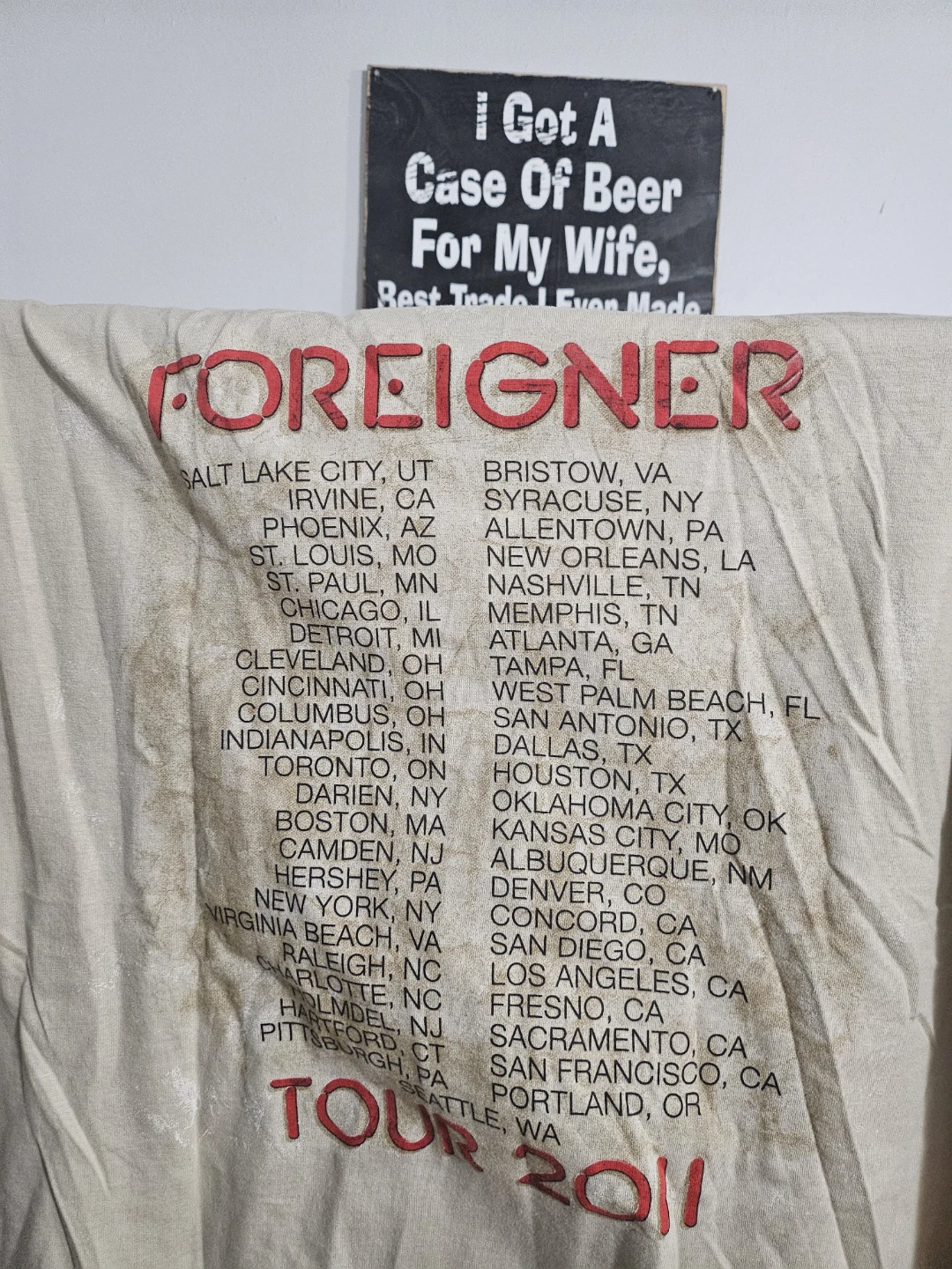 FOREIGNER TEE - photo 2