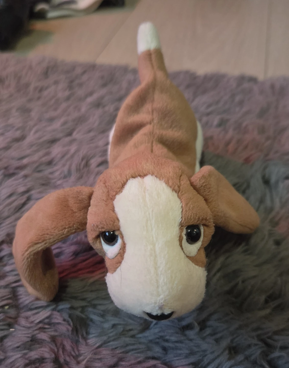 Ty Beanie Babies Plush Toys - Giraffe, Puppy Dog, Beagle Dog - photo 3