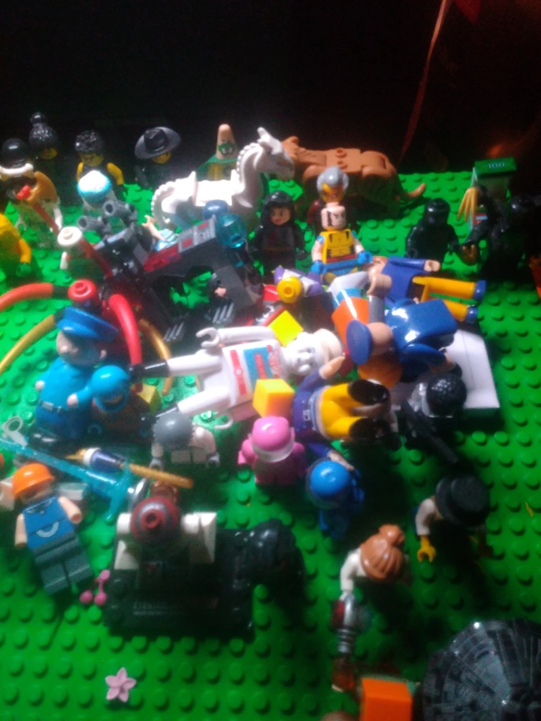 Assorted LEGO Minifigures and Accessories