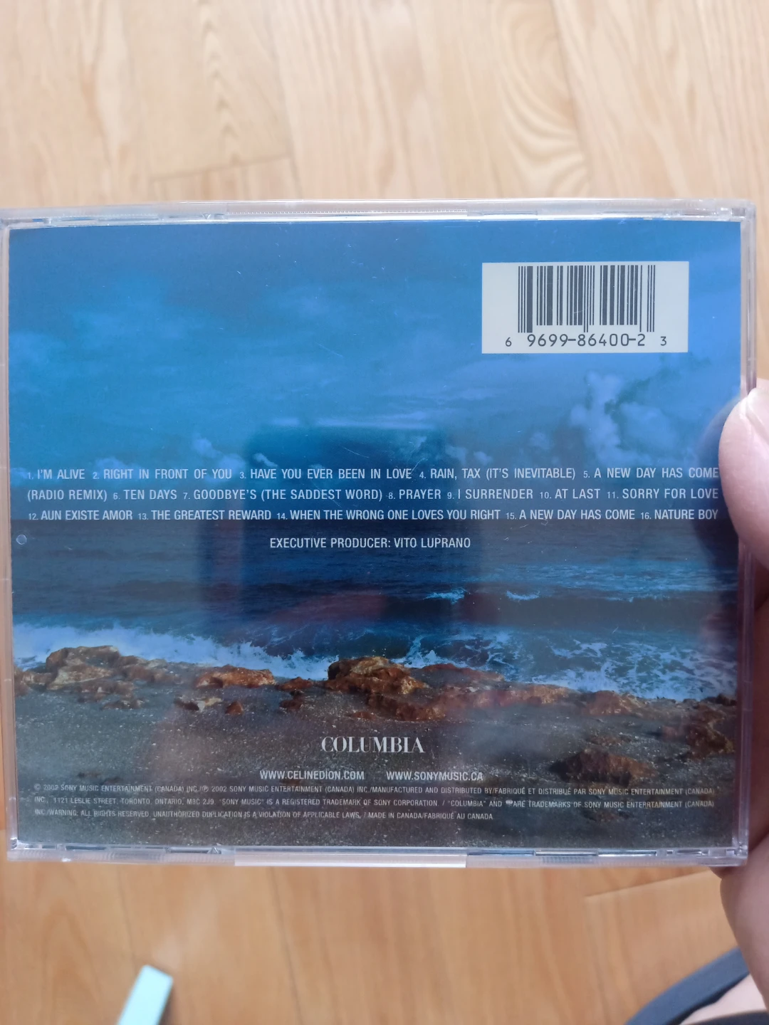 Brand New & unopened: Celine Dion - A New Day Has Come CD - photo 2