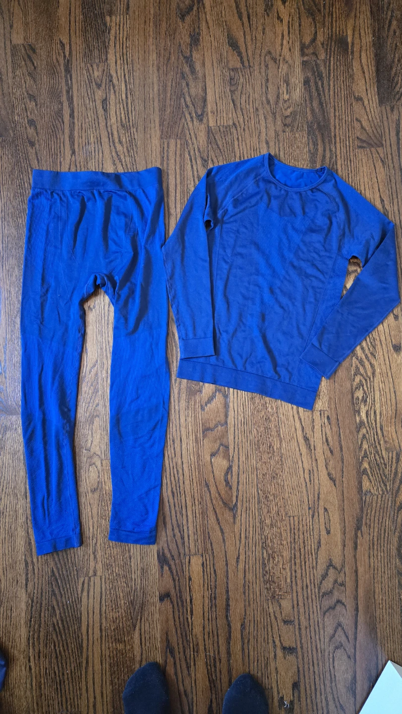 Kids Long Sleeve Base Layer Set 10-12Y