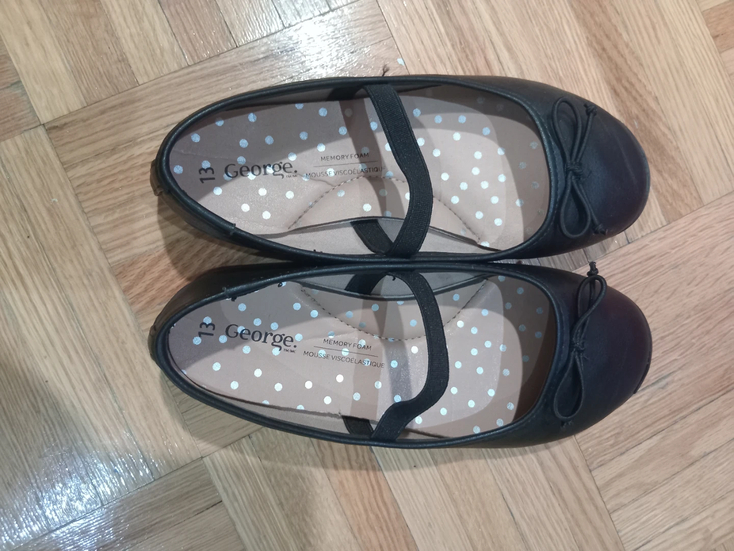 George black ballet flats size 13