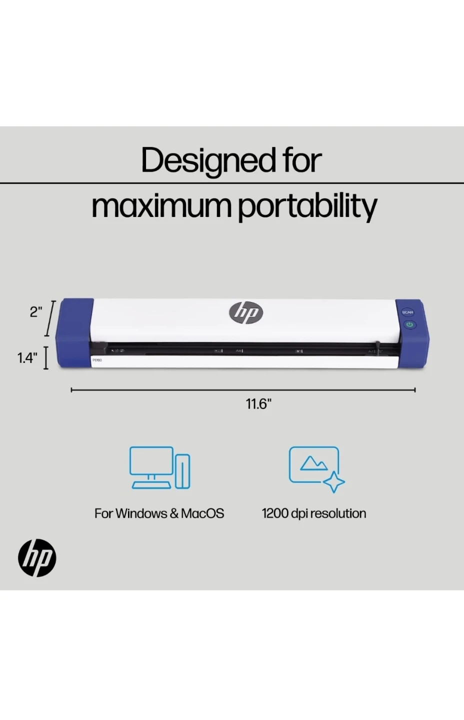 New HP Small USB Document & Photo Scanner - photo 4