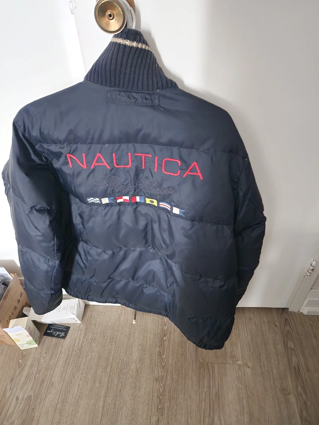 Reversible Nautica Puffer Jacket