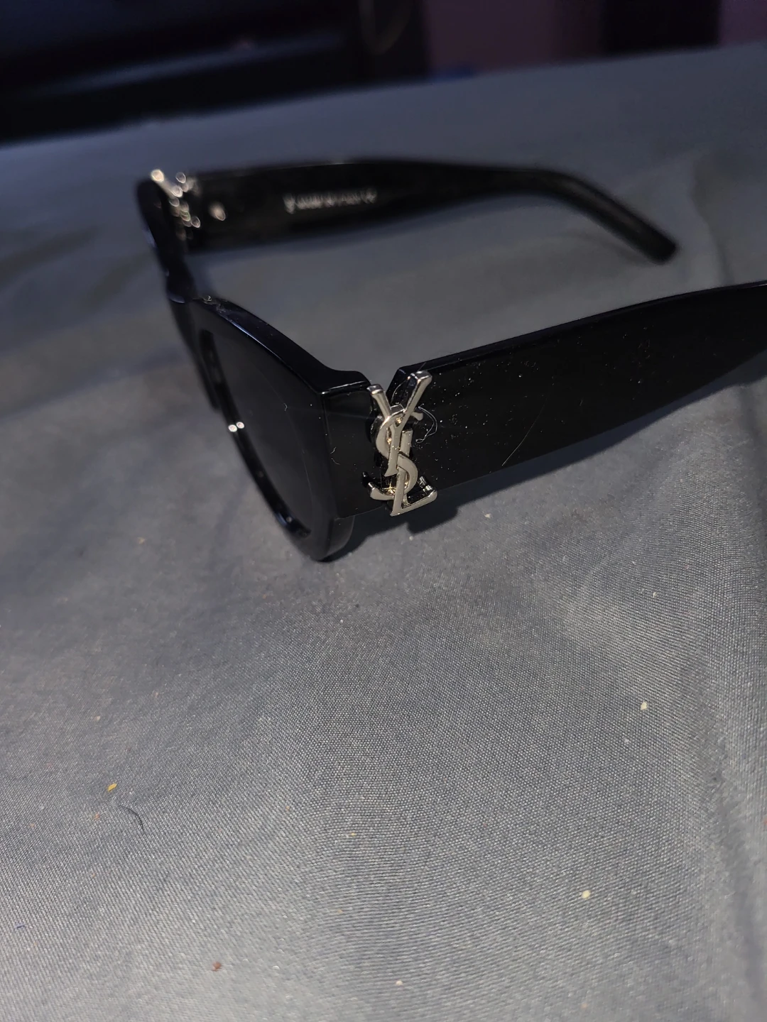 Black Yves Saint Laurent Sunglasses