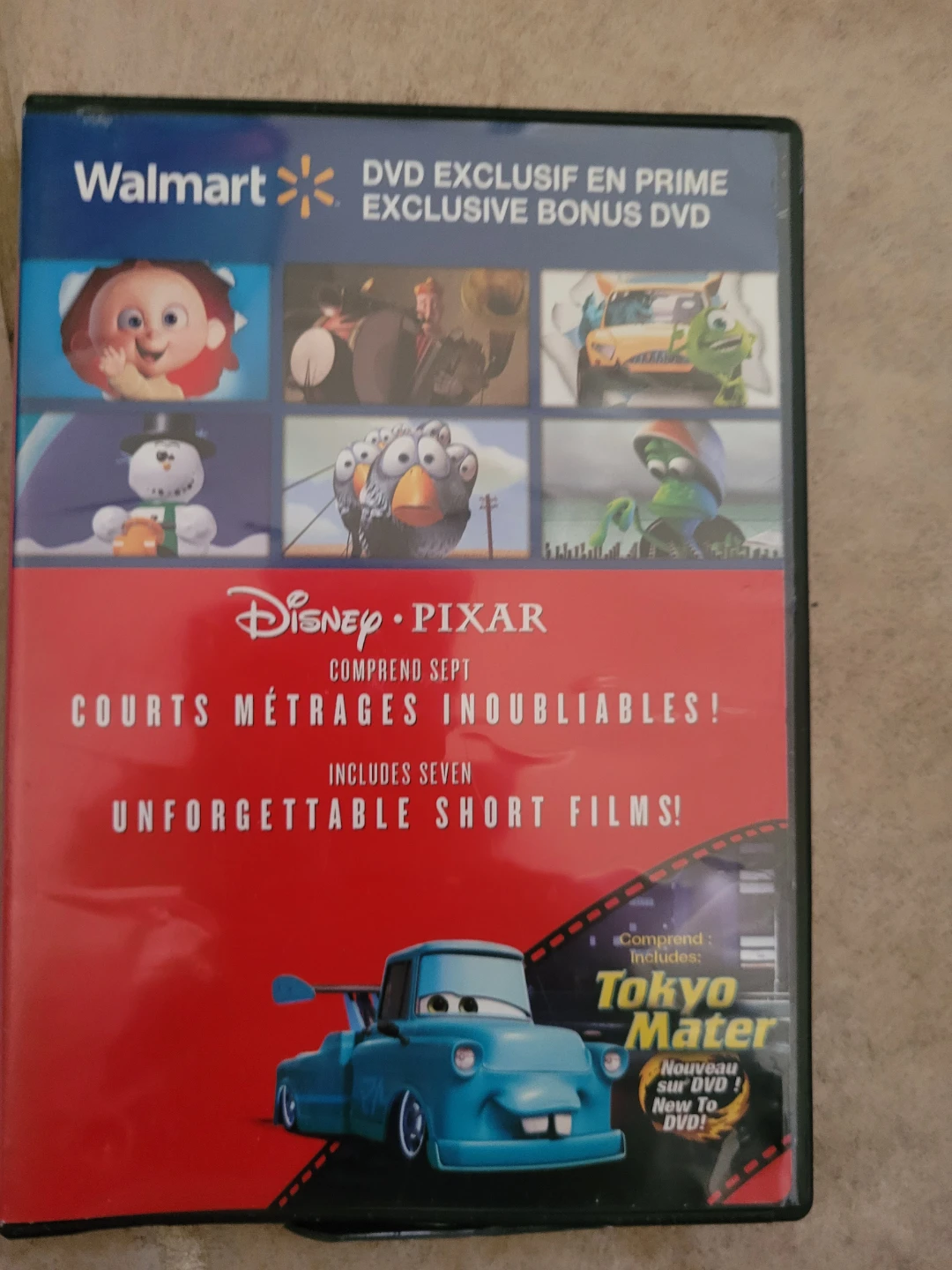 Disney Pixar Short Films DVD
