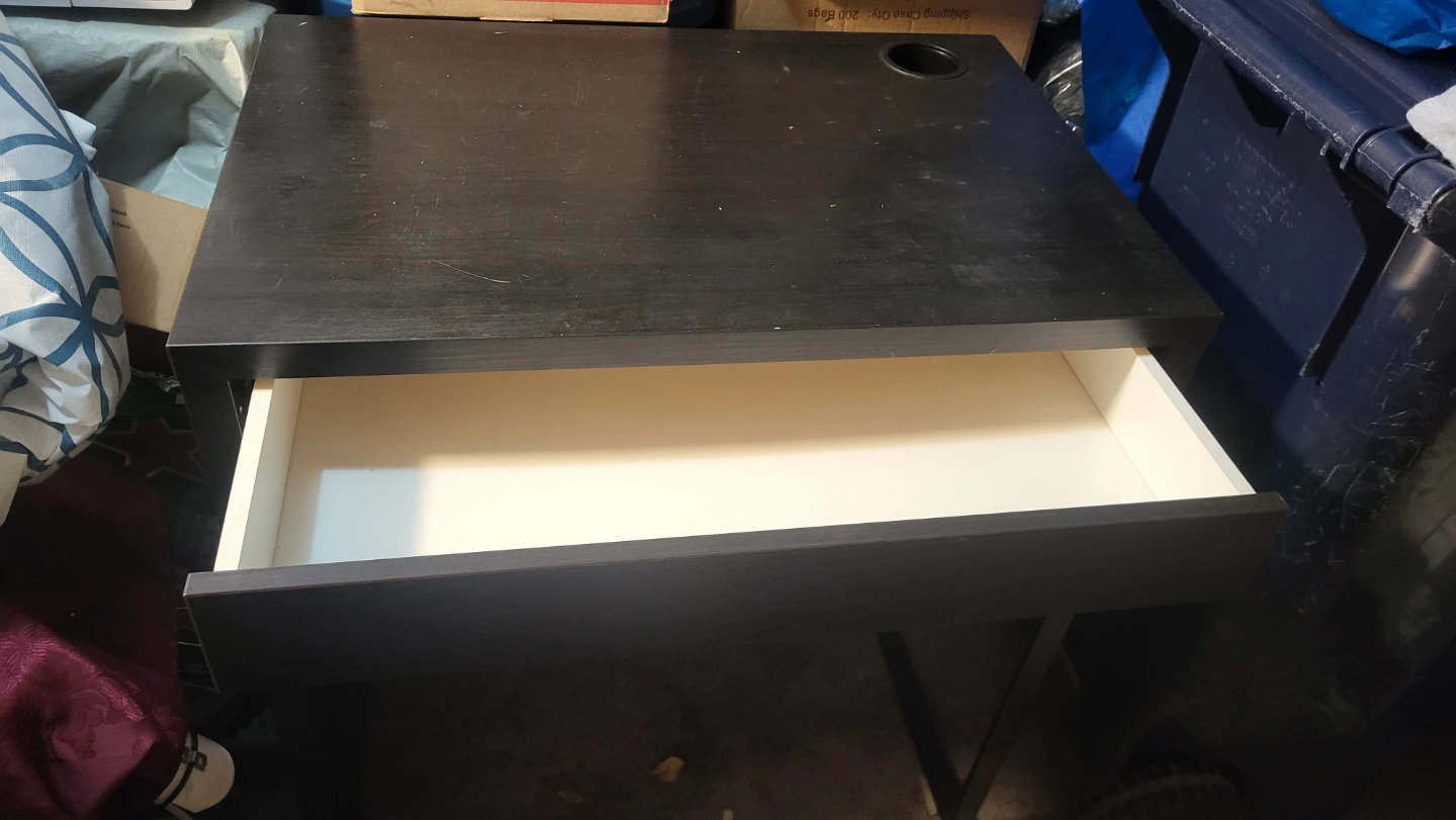 IKEA MICKE desk, black-brown - photo 2