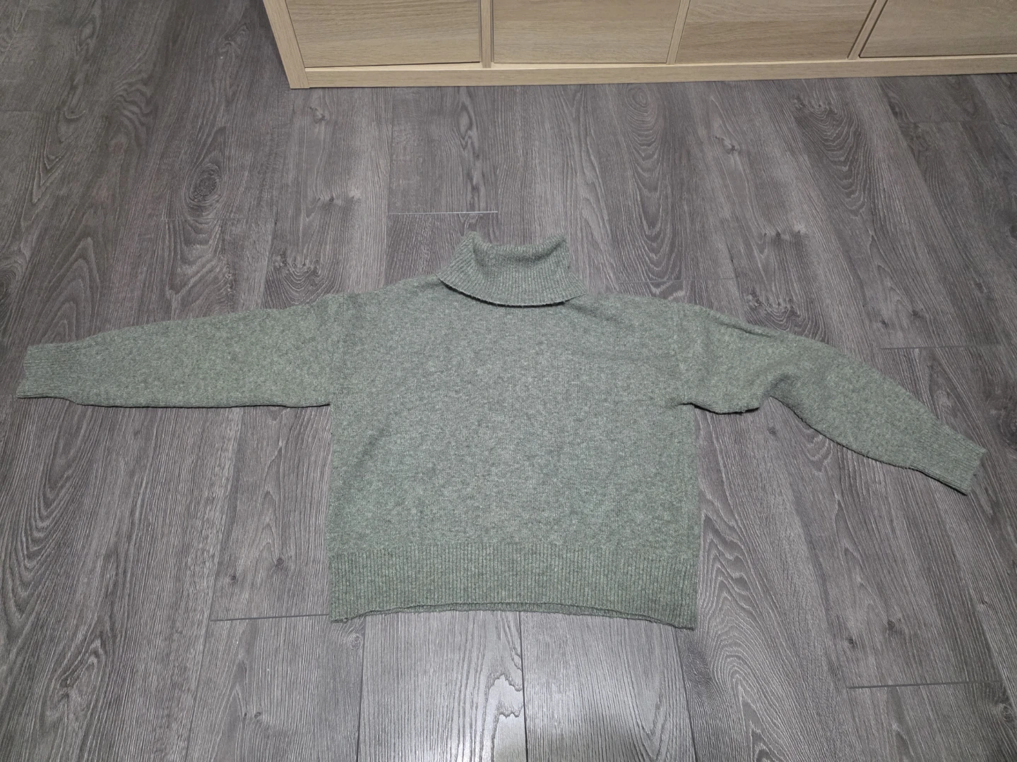 Green Turtleneck Sweater