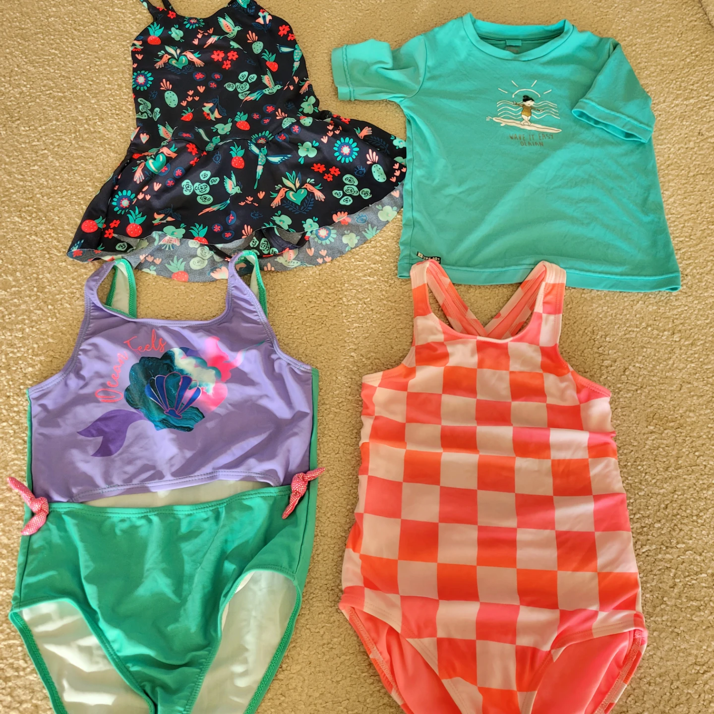 Lot of 4 swimsuit for kids