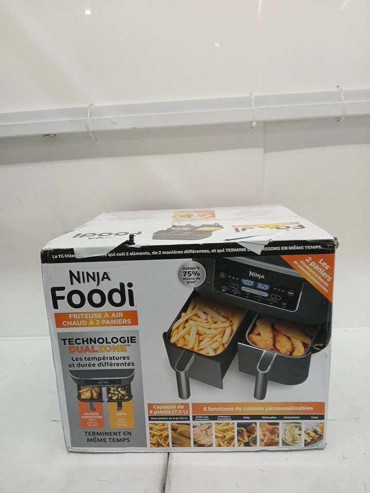Ninja Foodi 6-in-1 8-qt. (7.6L) 2-Basket Air Fryer DualZone Tech - photo 2