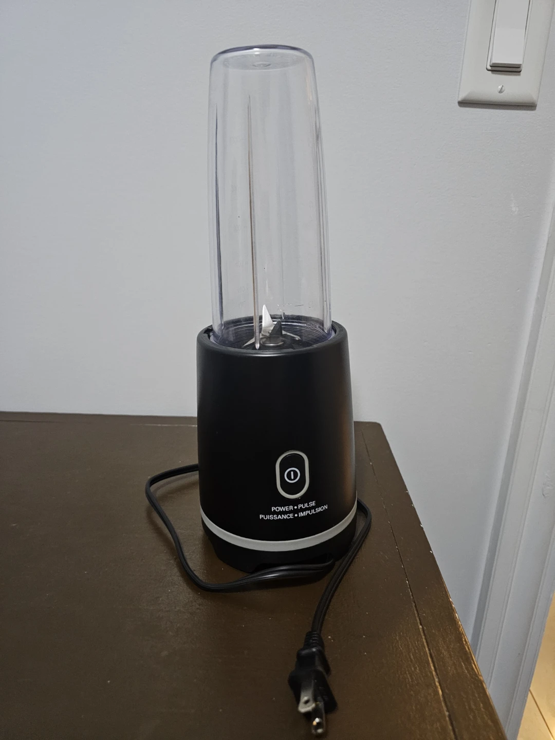 Black Personal Blender with Travel Lid