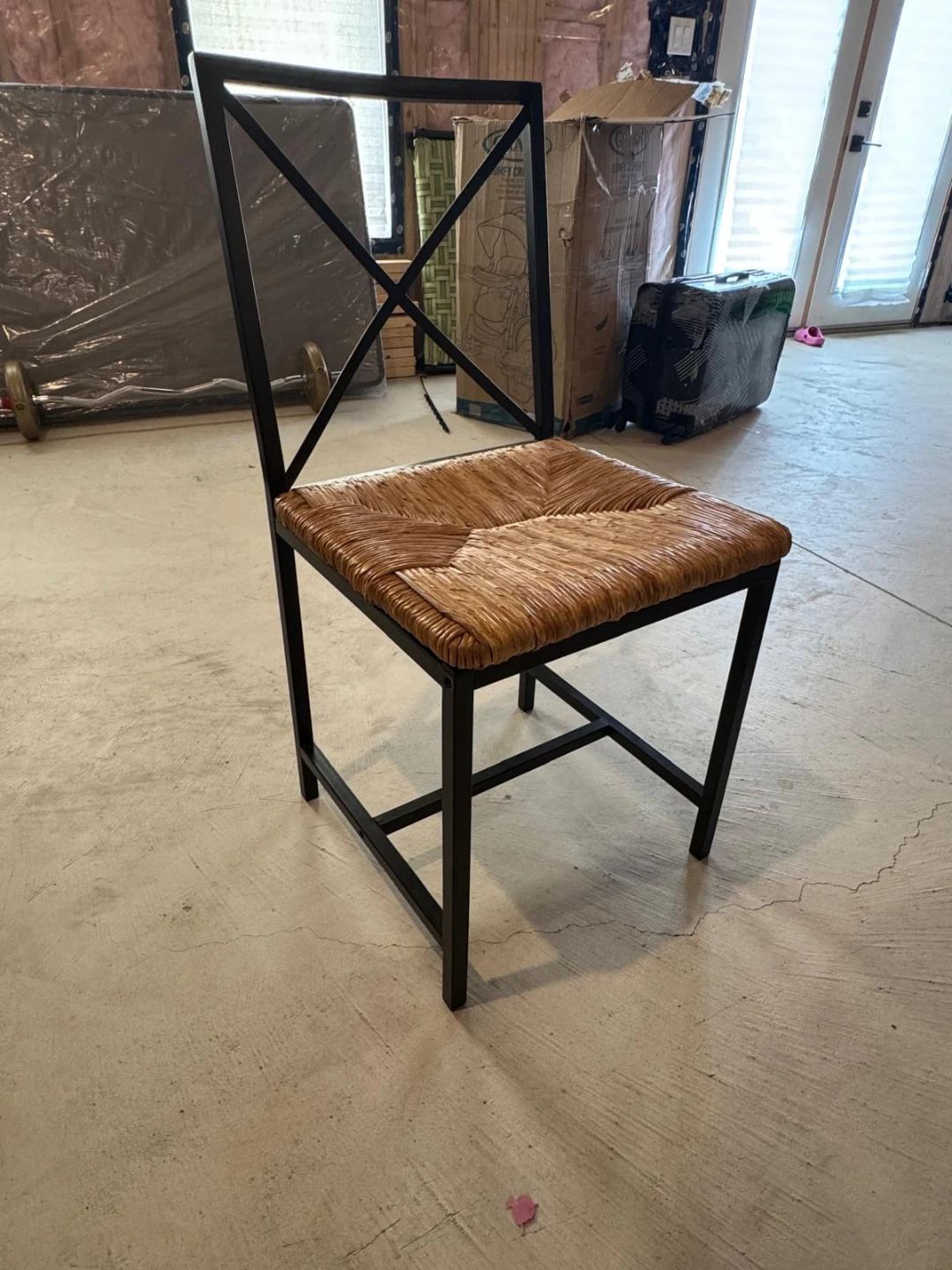 Set of 6 metal Chairs with