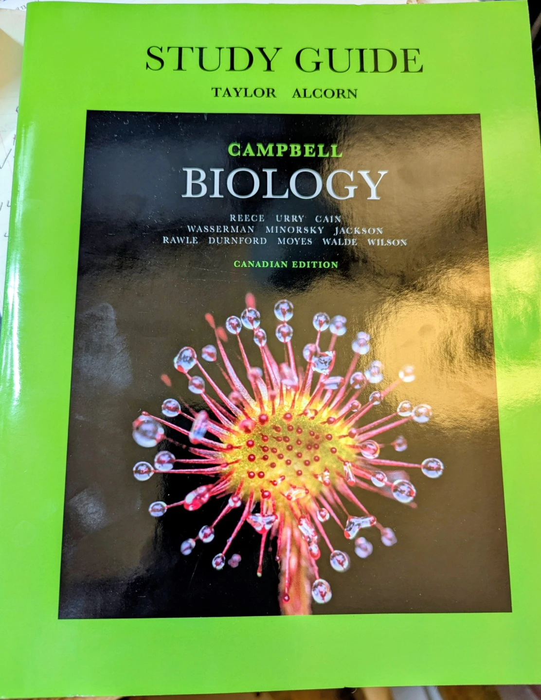 Campbell Biology Study Guide Canadian Edition (New)