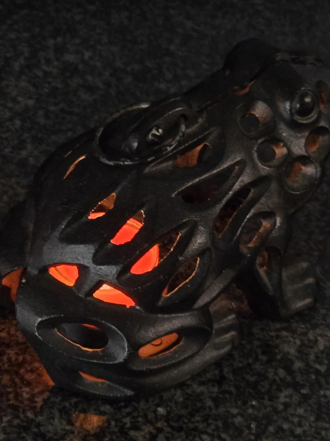 Vintage Japanese Cast Iron Frog Lantern - photo 4