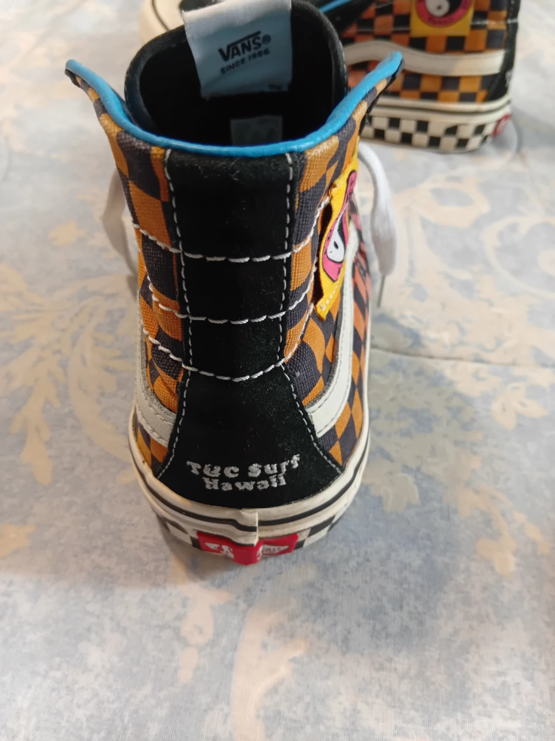 Vans Off The Wall Sk8-Hi Hawaii Skate Shoes - photo 4