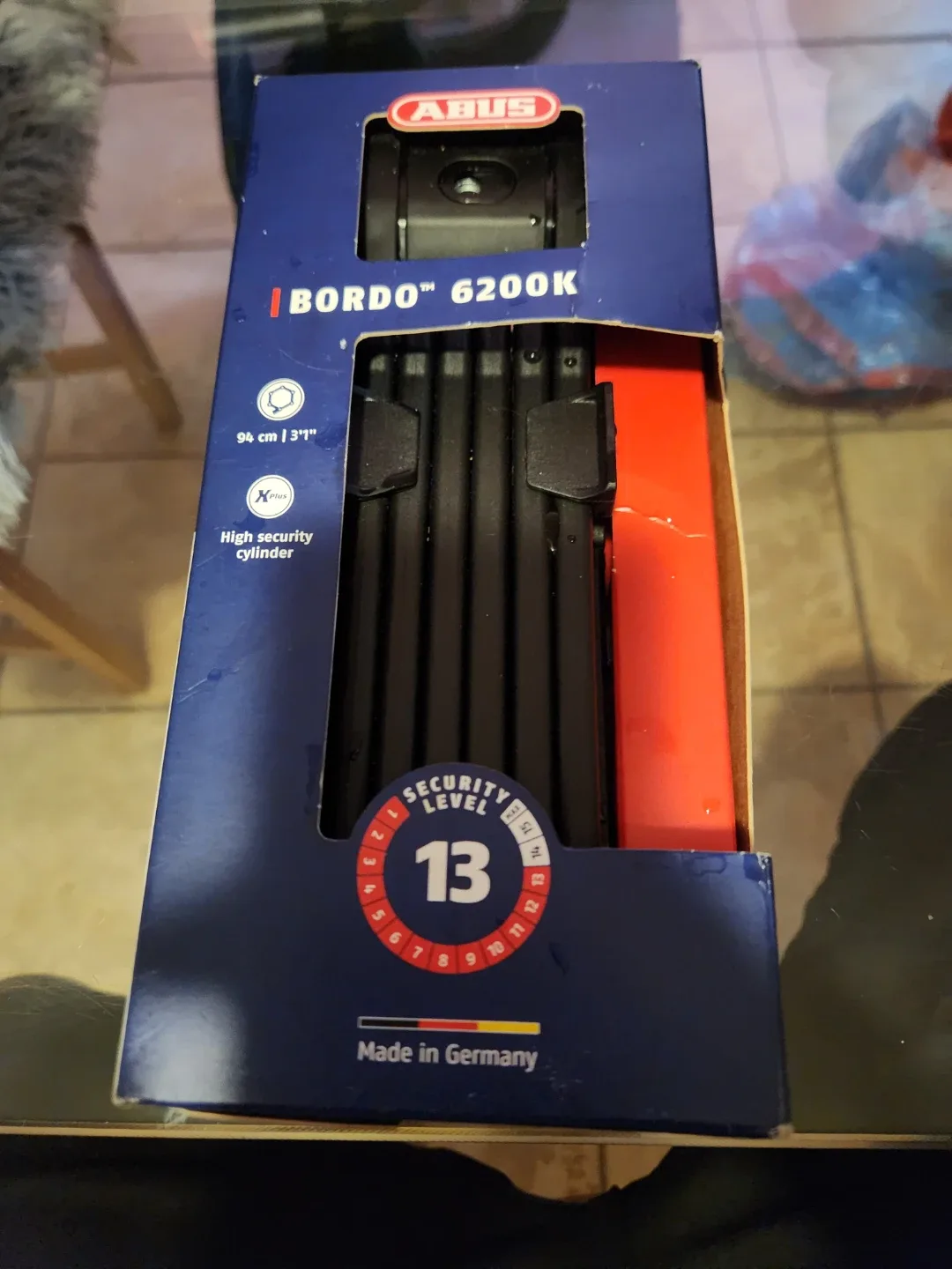ABUS BORDO 6200K Folding Lock